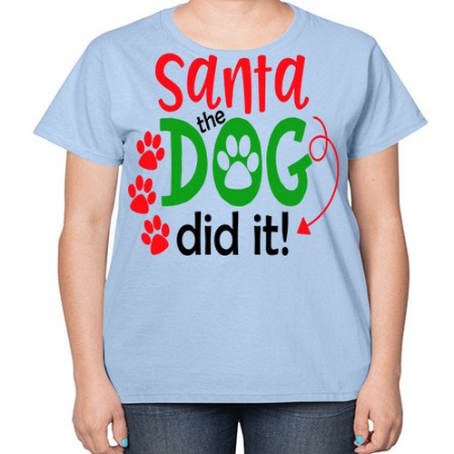 dogdidit 121# - dogs-  Ladies T-Shirt