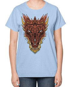 dragon 176# - dragon-  Ladies T-Shirt