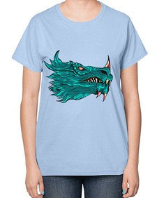 dragon 186# - dragon-  Ladies T-Shirt