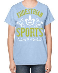 equestrian sports Style 55# - horse-  Ladies T-Shirt