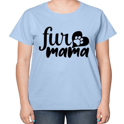 fur mama Style 89# - dogs-  Ladies T-Shirt