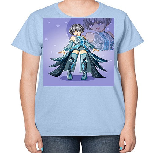 game of beautiful girl140# - anime-  Ladies T-Shirt