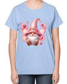 gnome with butterfly 02# - gnome-  Ladies T-Shirt