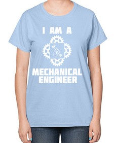 i am mechanical engineer 856# - engineer-  Ladies T-Shirt