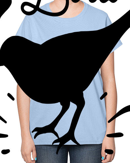 if you are a bird i am a bird 53# - birds-  Ladies T-Shirt