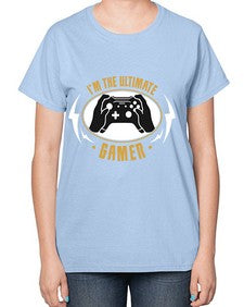 im the ultimate gamer 122# - video games-  Ladies T-Shirt