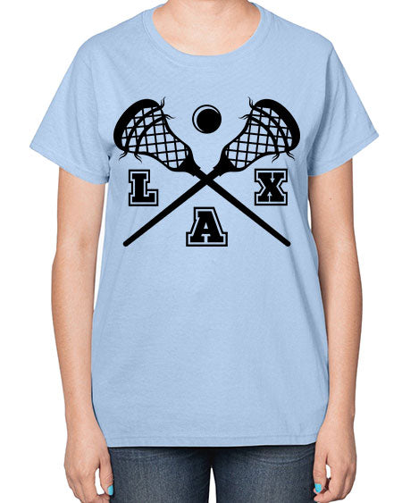 lax 12# - lacrosse-  Ladies T-Shirt