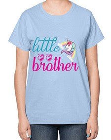 little brother 256# - unicorn-  Ladies T-Shirt