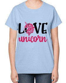 love unicorn 274# - unicorn-  Ladies T-Shirt