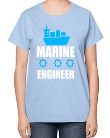 marine engineer 1086# - engineer-  Ladies T-Shirt