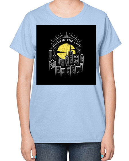 mooninthecity 2# - moon-  Ladies T-Shirt