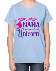 nana unicorn 331# - unicorn-  Ladies T-Shirt