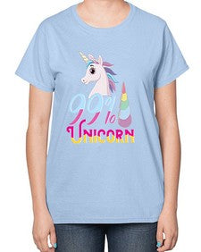 ninety nine percent unicorn 3# - unicorn-  Ladies T-Shirt
