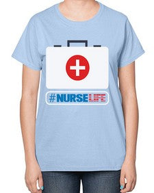 nurse life 1168# - nurse-  Ladies T-Shirt