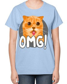omg 968# - art pop art-  Ladies T-Shirt