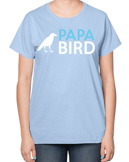 papa bird 65# - birds-  Ladies T-Shirt