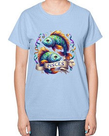 pisces 361# - pisces-  Ladies T-Shirt