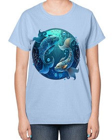 pisces 364# - pisces-  Ladies T-Shirt