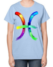 pisces 370# - pisces-  Ladies T-Shirt