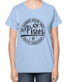 pisces 373# - pisces-  Ladies T-Shirt