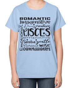 pisces 570# - pisces-  Ladies T-Shirt