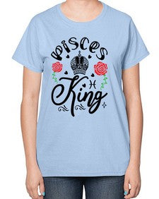 pisces king 375# - pisces-  Ladies T-Shirt