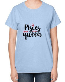 pisces queen 368# - pisces-  Ladies T-Shirt
