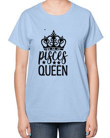 pisces queen 376# - pisces-  Ladies T-Shirt