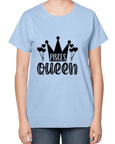 pisces queen 377# - pisces-  Ladies T-Shirt