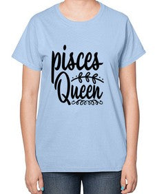 pisces queen 378# - pisces-  Ladies T-Shirt