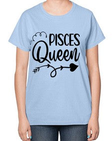 pisces queen 379# - pisces-  Ladies T-Shirt