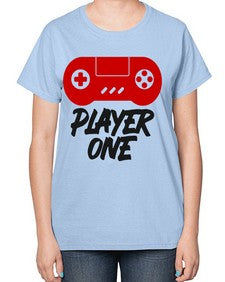 play one 145# - video games-  Ladies T-Shirt