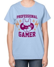 professional gamer 148# - video games-  Ladies T-Shirt