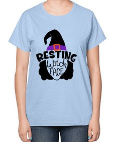 resting witch face 27# - witch-  Ladies T-Shirt