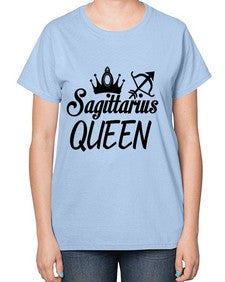 sagittarius queen 412# - sagittarius-  Ladies T-Shirt