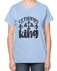 scorpio king 444# - scorpio-  Ladies T-Shirt