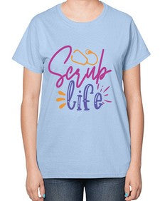 scrub life Style 1380# - nurse-  Ladies T-Shirt