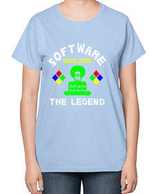 software developer the legend 16# - computer-  Ladies T-Shirt