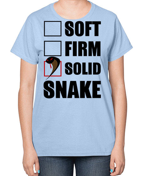solid snake - snake-  Ladies T-Shirt