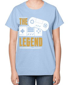 the legend 156# - video games-  Ladies T-Shirt