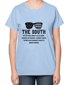 the south 1155# - western-  Ladies T-Shirt
