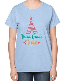 thirth grade tribe 983# - third grade-  Ladies T-Shirt