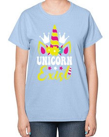 unicorn exist 457# - unicorn-  Ladies T-Shirt