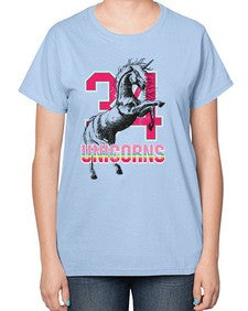 unicorns 517# - unicorn-  Ladies T-Shirt