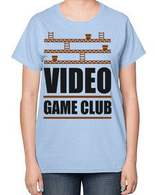 video game club 160# - video games-  Ladies T-Shirt