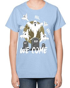 we come 1210# - art pop art-  Ladies T-Shirt
