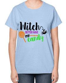 witchbetterhavecandy 12# - witch-  Ladies T-Shirt