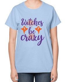 witches be crazy 10# - witch-  Ladies T-Shirt