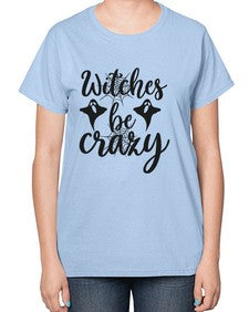 witches be crazy 9# - witch-  Ladies T-Shirt