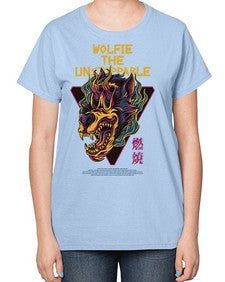 wolfie the unstoppable lvrw 1251# - art pop art-  Ladies T-Shirt